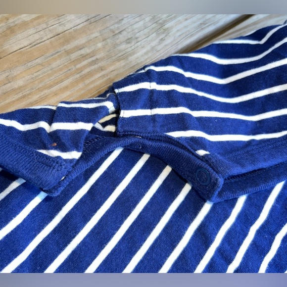 Baby infant Carter’s striped one piece short sleeve shorts 6M - Picture 3 of 4